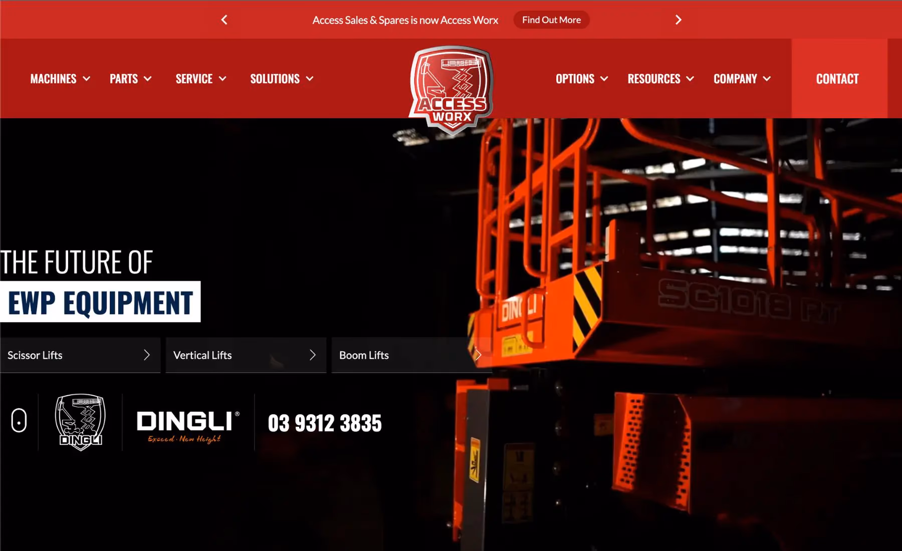 Access Worx desktop view