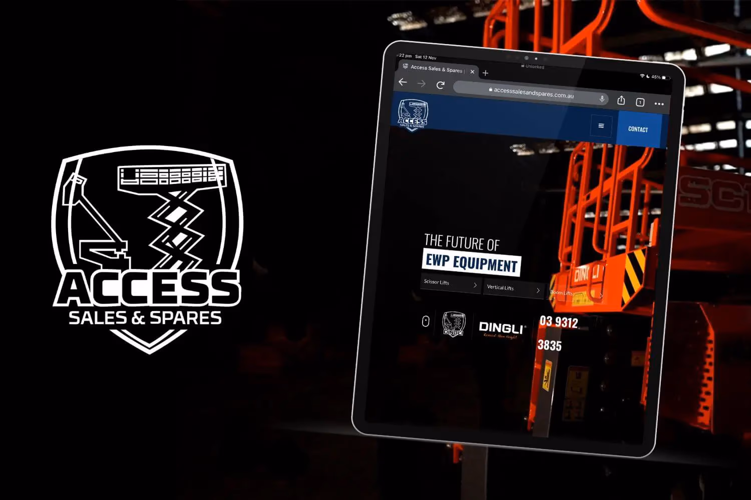 Access Sales & Spares project showcase